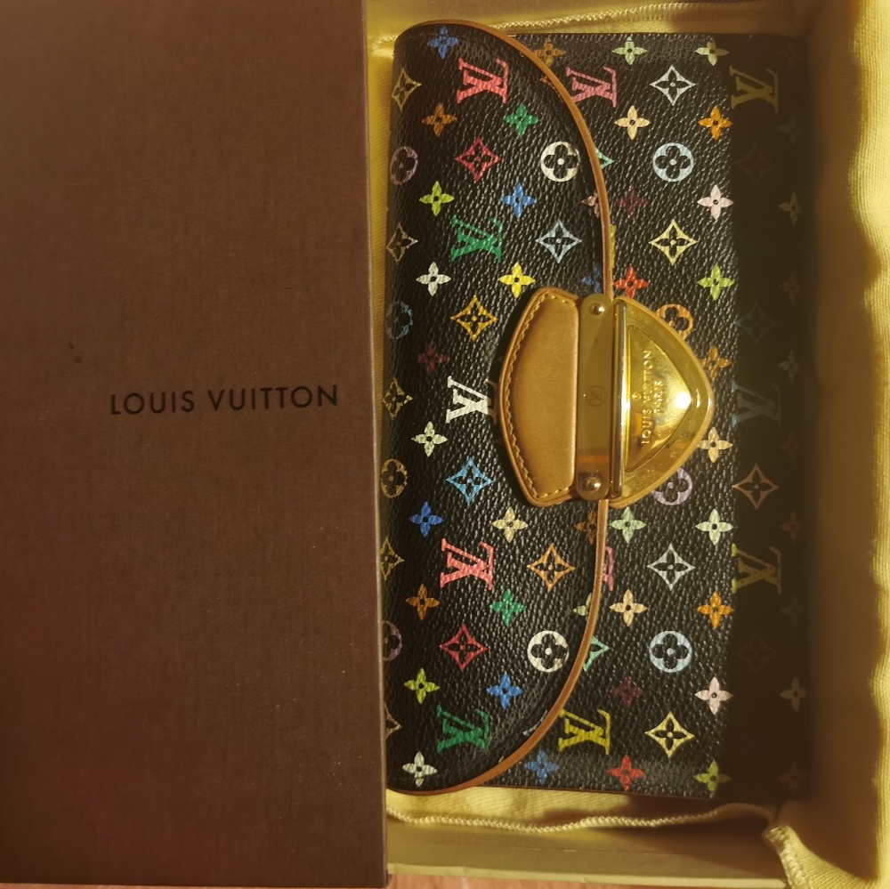 Louis Vuitton multi color long wallet
